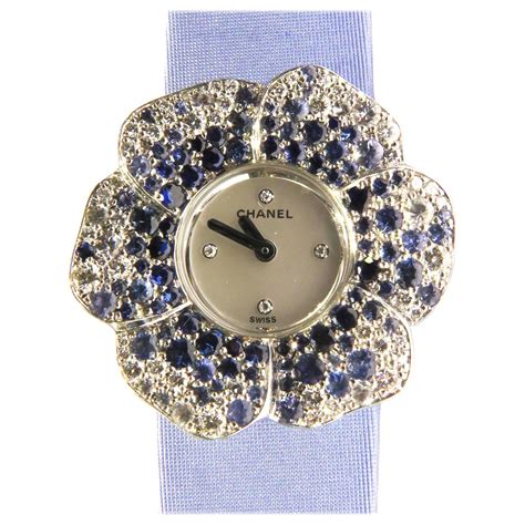 chanel watch flower